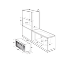  BUILT -IN GAS OVEN FROM ZOGOR فرن غاز منضدي من زوكور 