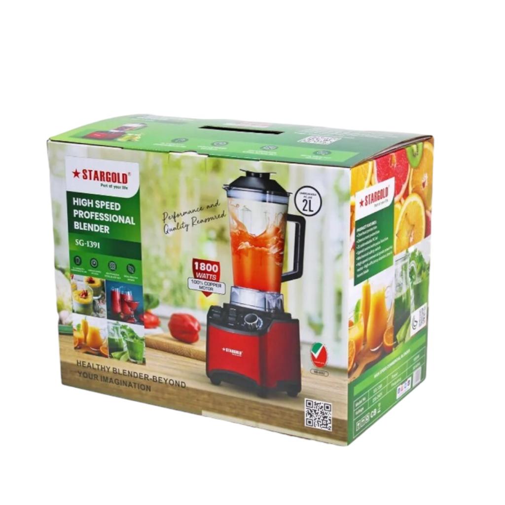 خلاط من استار جولد 1800W SG  BLENDER MACHINE-SG-1391