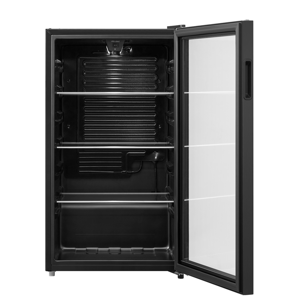  REFRIGERATOR FROM ZOGOR  COOLER BLACK 99L ثلاجة من زوجور لون اسود 99 لتر  