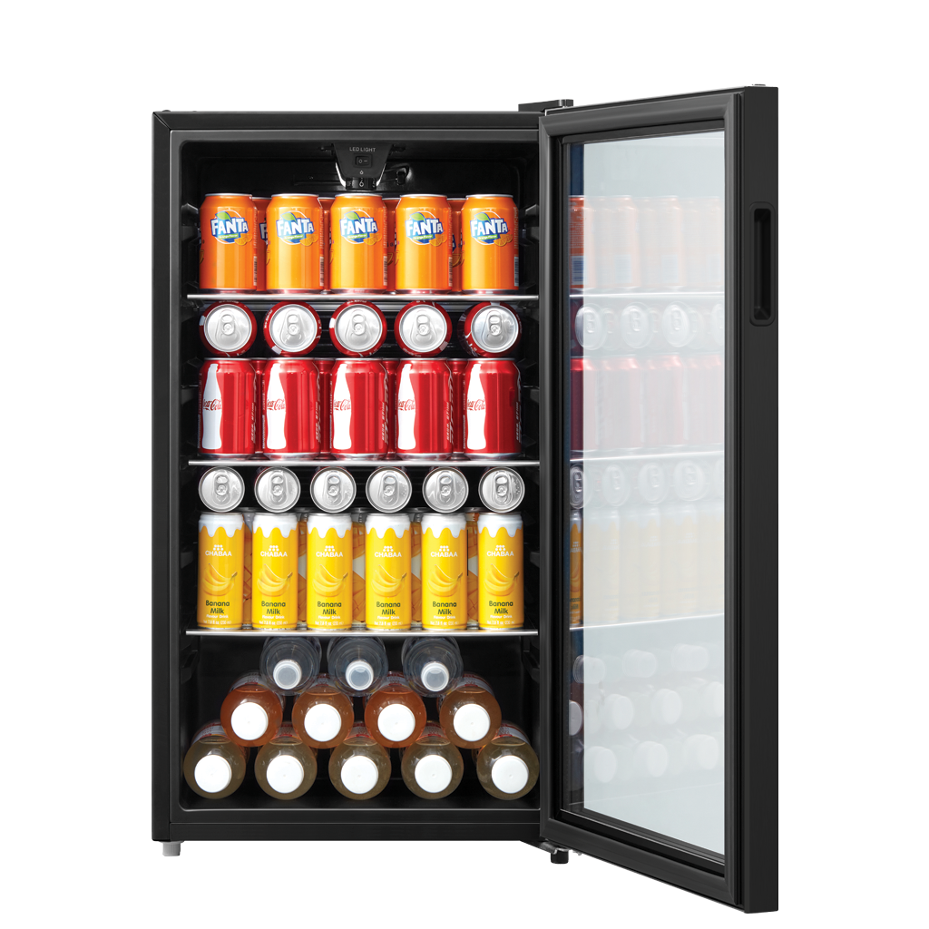  REFRIGERATOR FROM ZOGOR  COOLER BLACK 99L ثلاجة من زوجور لون اسود 99 لتر  