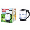 غلاية ماء استار جولد الزجاجية 1.8لتر 1700واط GLASS KETTLE1.8 1700W