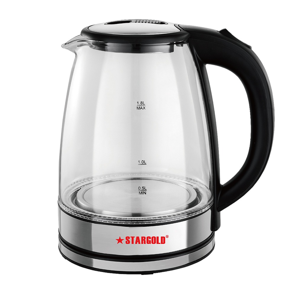 غلاية كهربائية من استار جو لد 1.80لتر1500واط  SG ELECTRIC KETTLE 1.80L 1500W