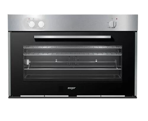    BUILT -IN OVEN HOB FROM ZOGOR SIZE 60*90 STAINLESS STEEL فرن غاز سلفر 