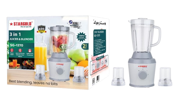 خلاط 3*1 من استار جولد  SG 3IN1 BLENDER MACHINE