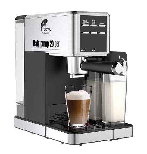  FANCY ESPRESSO COFFEE MAKER 1350W,1.2LWATER TANK ,0.6L MILK TANK ماكينة صنع قهوة الاسبريسو 1350 واط، خزان مياه 1.2 لتر