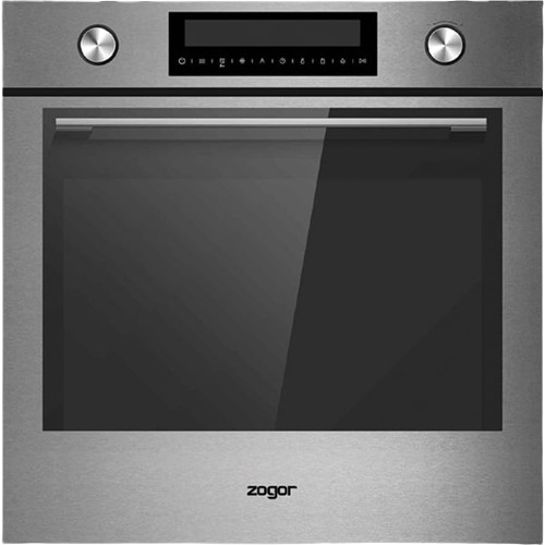 [BOZ72X]  BUILT -IN GAS OVEN ZOGOR 60L فرن لون سلفر بلت ان من زكور 60 لتر - موديل BOZ72X