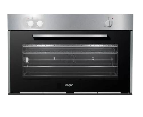 [BGZ90X]    BUILT -IN OVEN HOB FROM ZOGOR SIZE 60*90 STAINLESS STEEL فرن غاز سلفر 