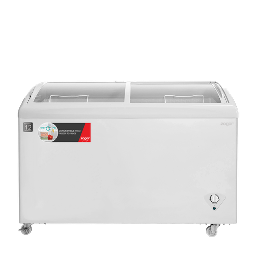 [IZ440]   ثلاجة عرض من زوجور لون ابيض 440 لتر  REFRIGERATOR CASE FROM ZOGOR COOLER WHITE 440L موديل IZ440